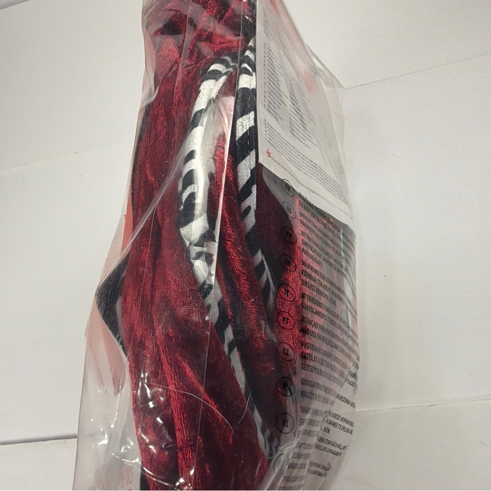 🆕 Men’s Burgundy Red Pimp Daddy Costume + Hat - Picture 4 of 5